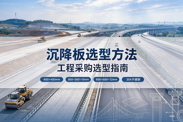 望谟沉降板选择方法