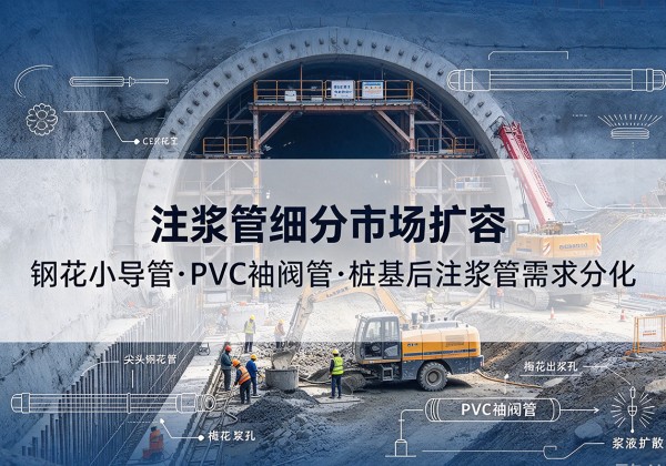 望谟注浆管细分市场扩容，隧道钢花小导管、PVC 袖阀管、桩基后注浆管需求分化