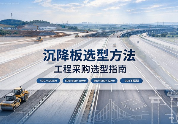 望谟沉降板选择方法